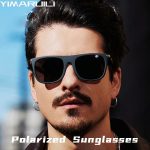 YIMARUILI C3055 Polarized Sunglasses – Ultra-Light TR90 Retro Square Eyewear for Men & Women