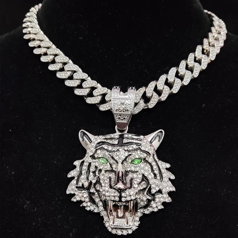 Hip Hop 3D Tiger Pendant Necklace - Image 10