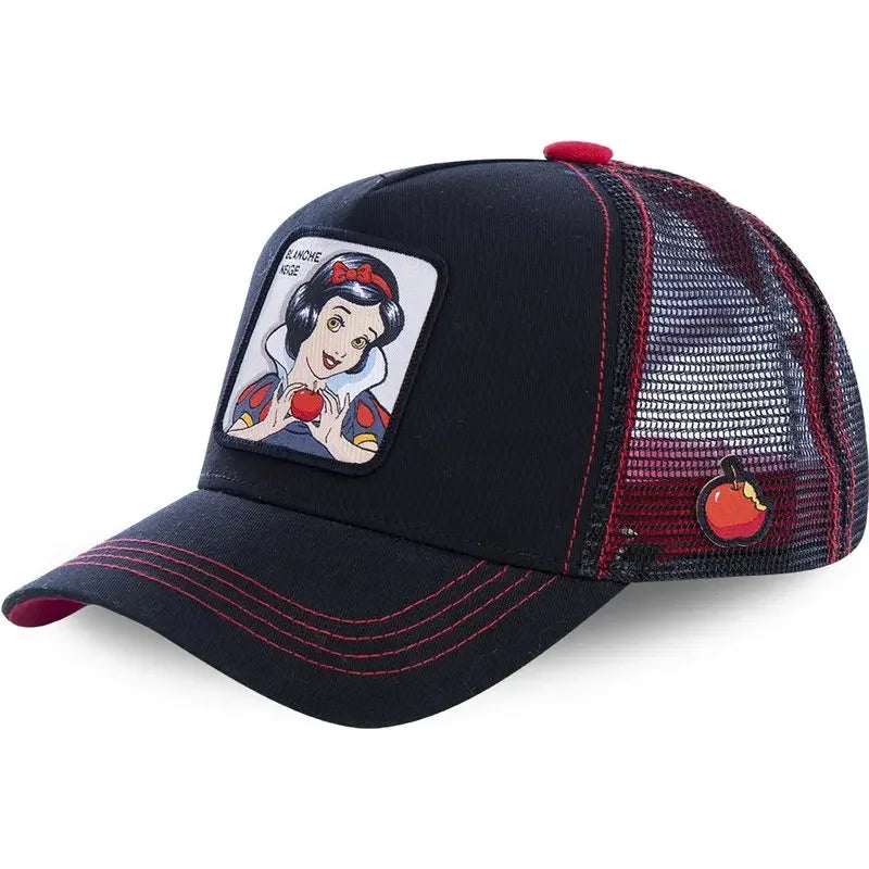 High-Quality Disney Style Cartoon Snapback – Unisex Cotton Baseball Cap with Mesh Back - Image 8