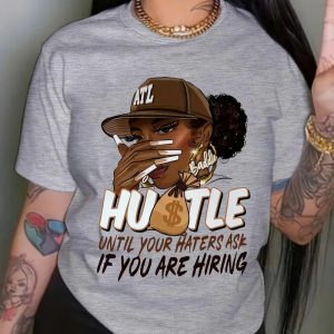 Women’s Summer Print Oversized T-Shirt – Casual Fashion Streetwear Top