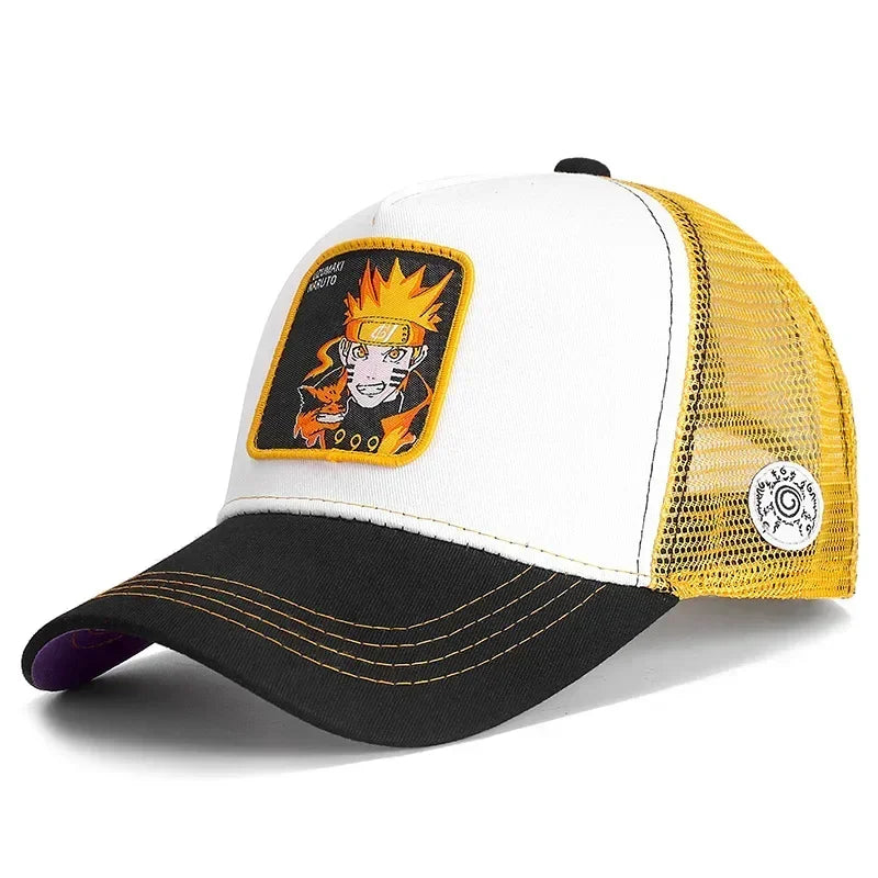Bandai Naruto Mesh Trucker Cap – Unisex Anime Baseball Hat with Fashion Patch - Image 3