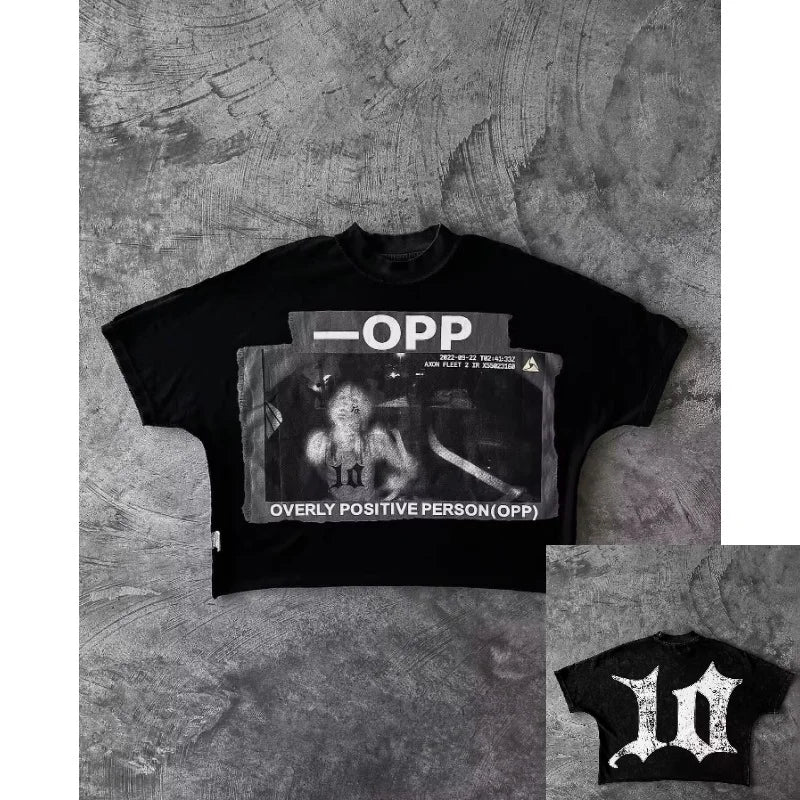 Y2K Harajuku Graphic Print T-Shirt – Gothic Hip-Hop Streetwear Tee for Men & Women - Image 4