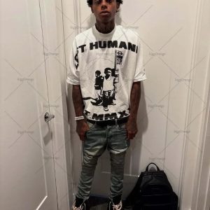 Gothic Harajuku Letter Print T-Shirt – Oversized Hip-Hop Streetwear Tee for Men