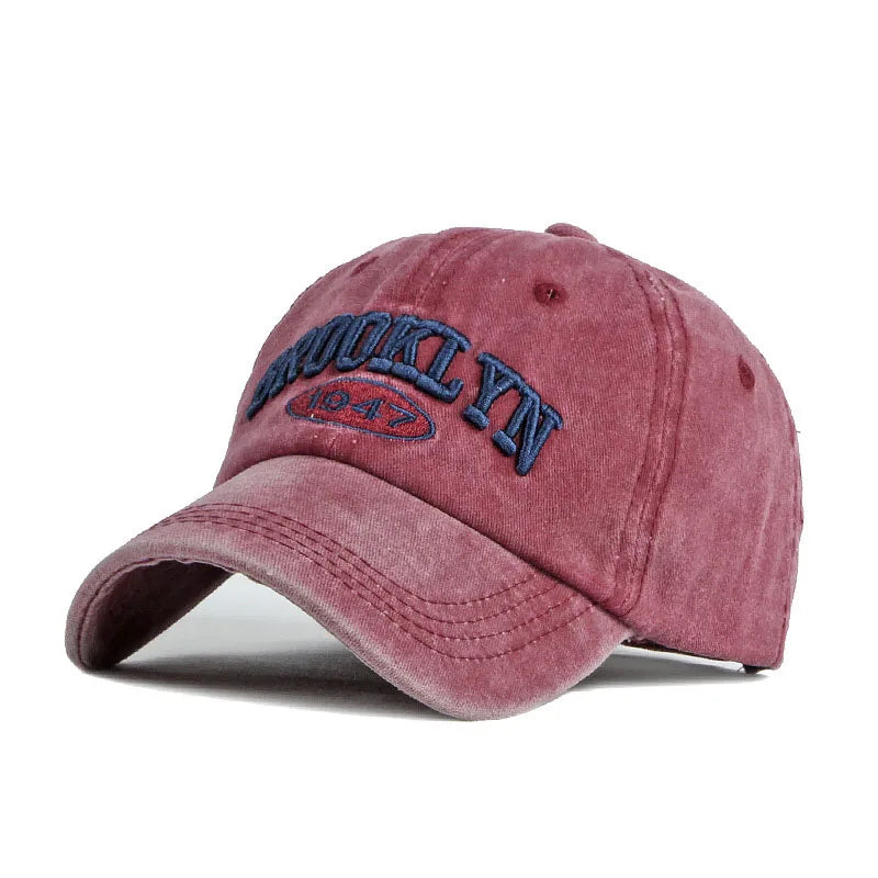 Brooklyn Alphabet Baseball Cap – Unisex Cotton Snapback Hat for Summer Street Style - Image 8