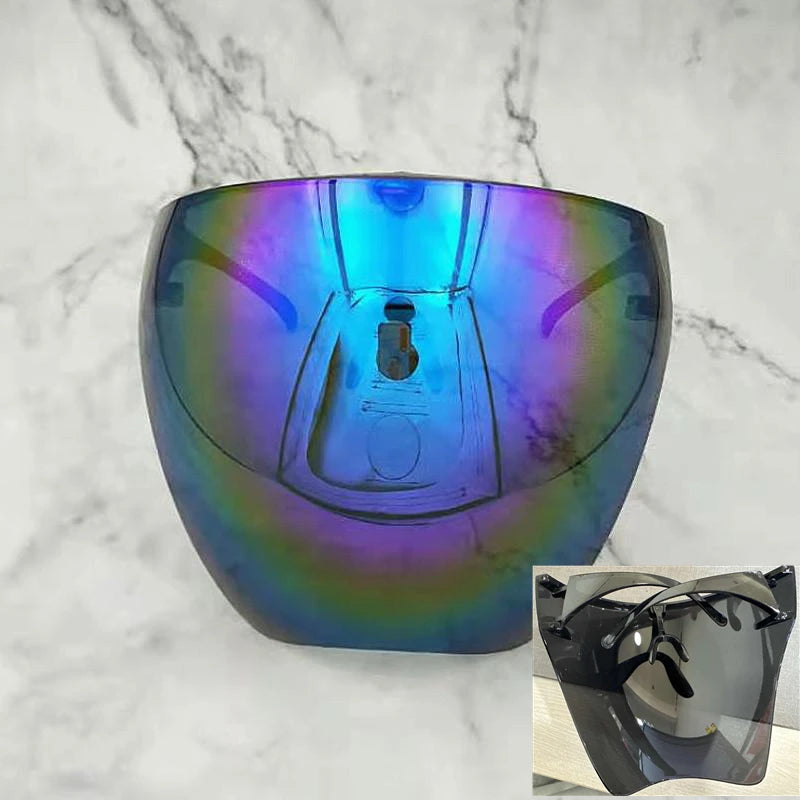 Full Face Shield Cycling Sunglasses – Spherical Lens Safety Goggles for Men & Women - Image 8