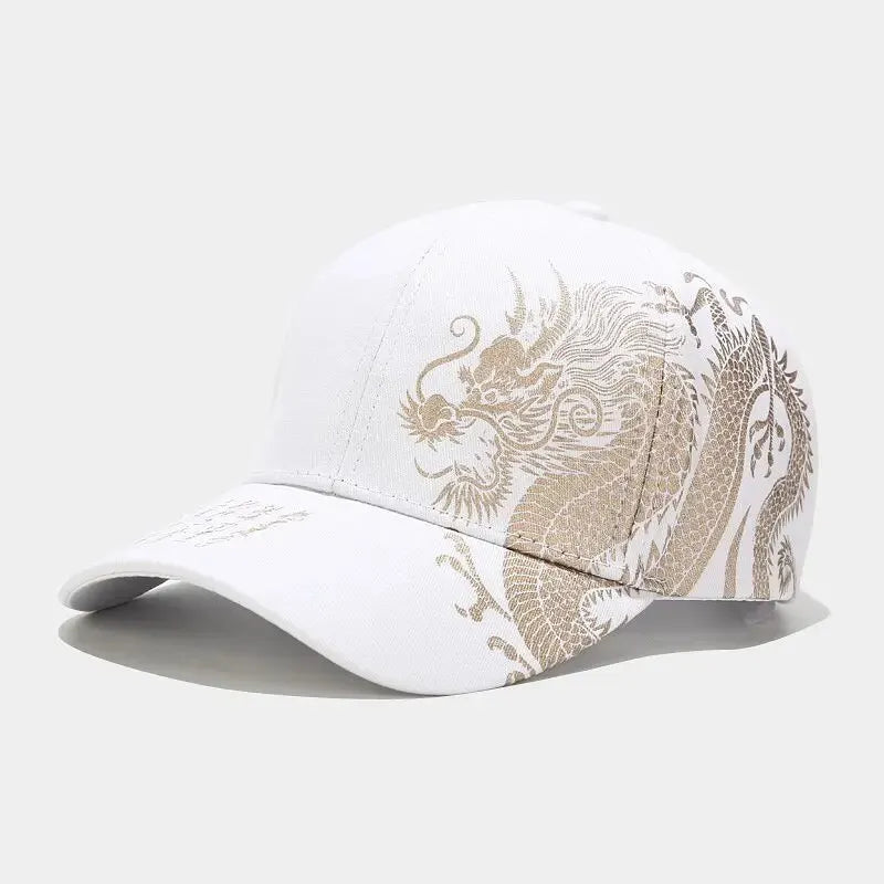 Chinese Style Dragon Pattern Baseball Cap – Unisex National Tide Hip Hop Hat - Image 8