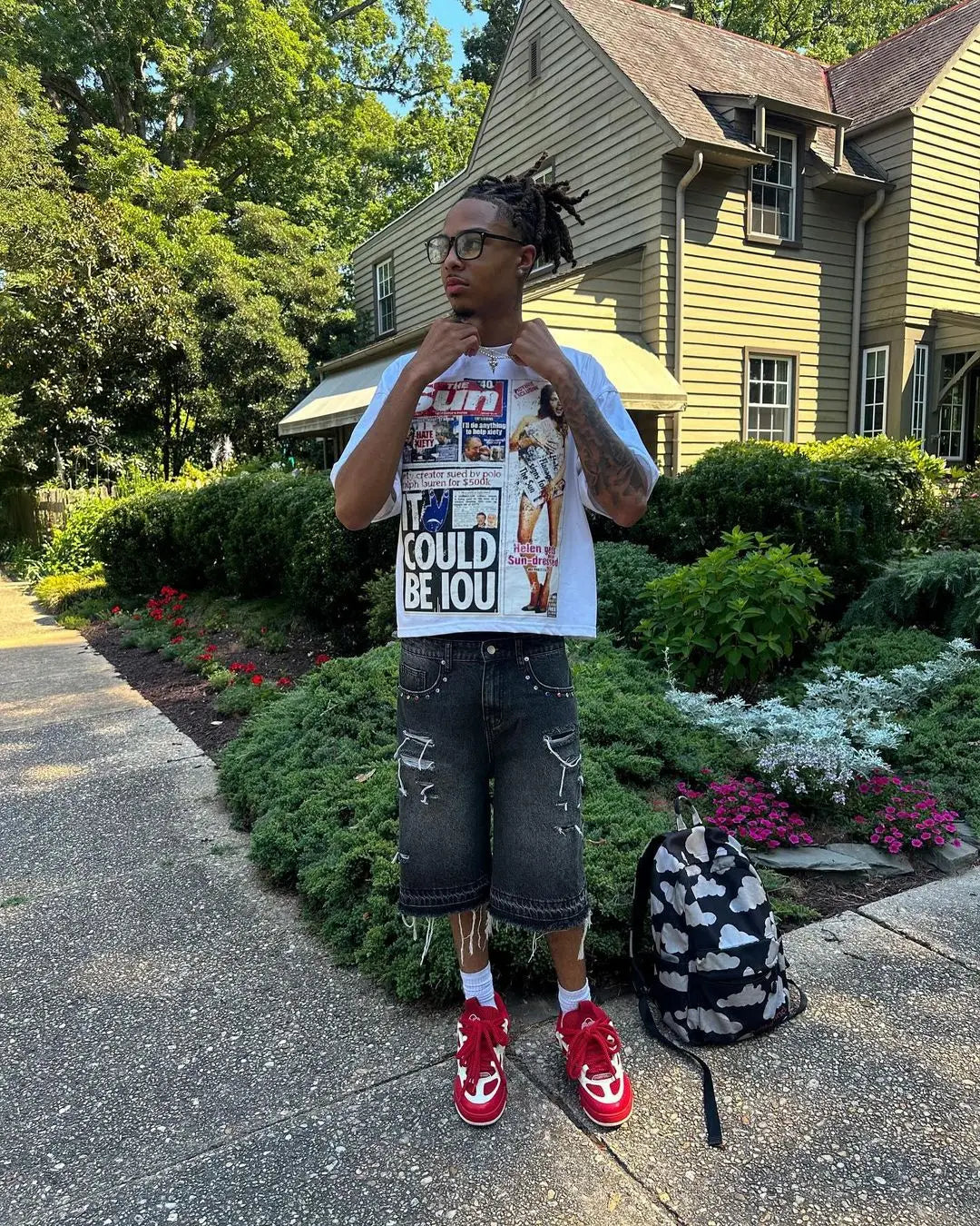 American Letter Graphic T-Shirt – Y2K Oversized Streetwear Tee for Men & Couples - Image 6