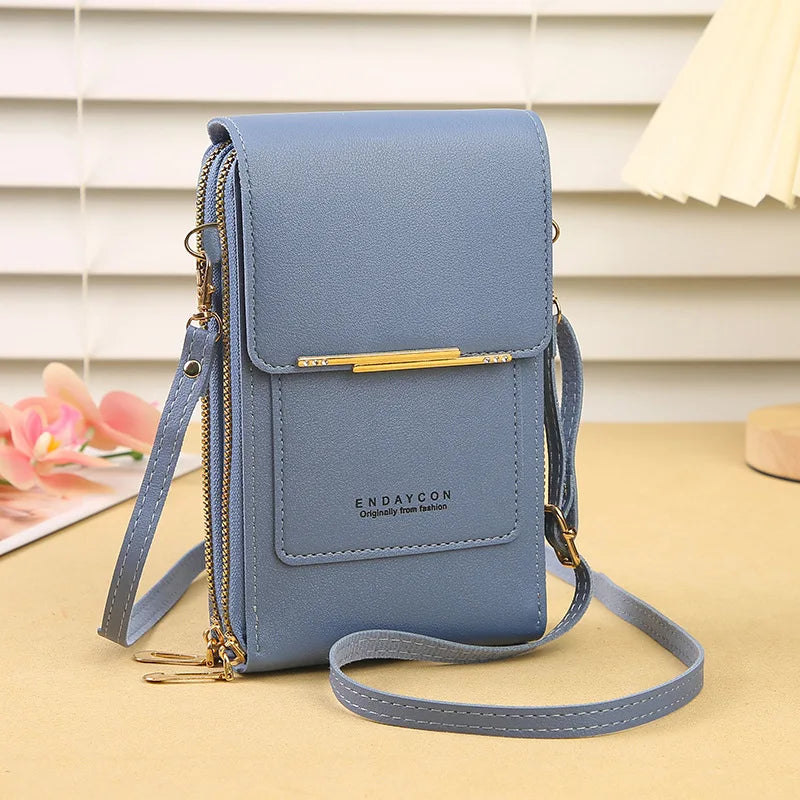 Crazy Bag Fashion Touch Screen Phone Bag – Women’s Crossbody Card Holder with Lock Closure - Image 9