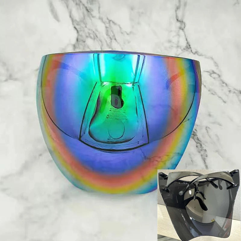 Full Face Shield Cycling Sunglasses – Spherical Lens Safety Goggles for Men & Women - Image 9