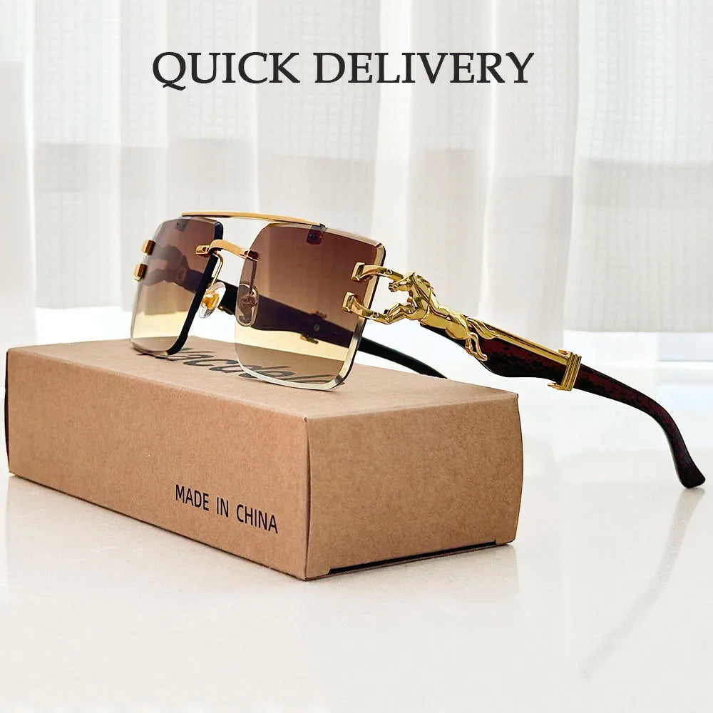 2025 Vintage Square Sunglasses – Luxury Fashion Shades for Men & Women with Free Shipping - Image 4