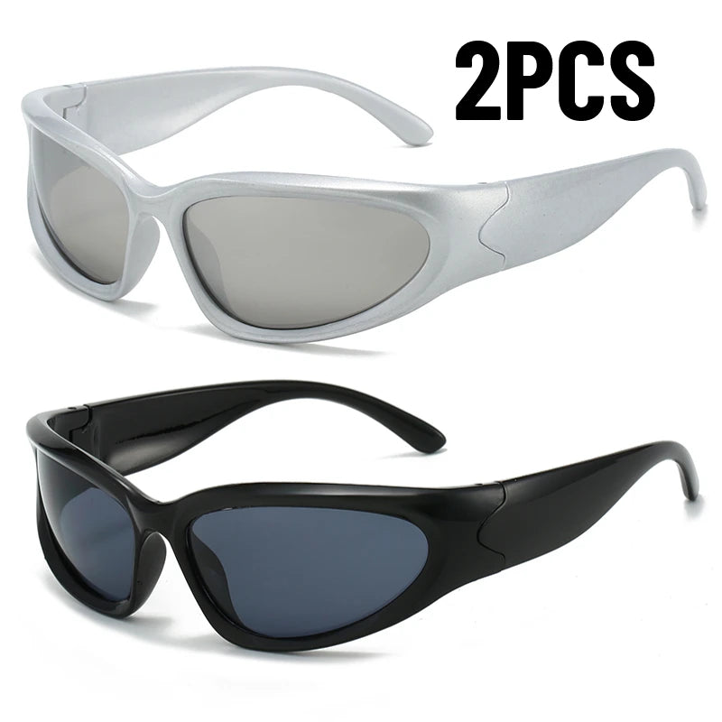 Y2K Square Bicycle Sunglasses – High-End UV400 Sports Shades for Men & Women (1/2/3pcs) - Image 8