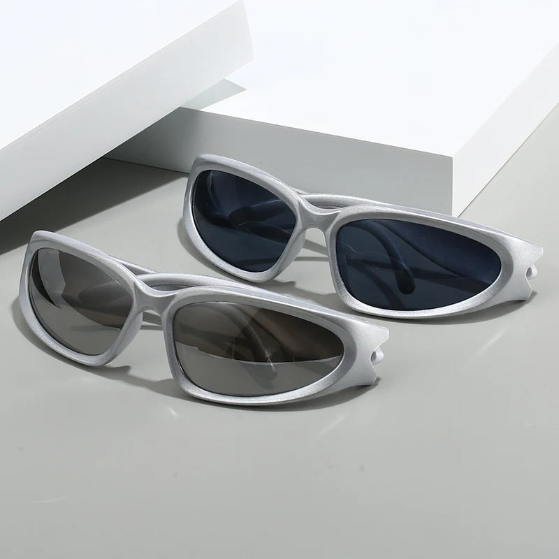 Y2K Square Bicycle Sunglasses – High-End UV400 Sports Shades for Men & Women (1/2/3pcs) - Image 2