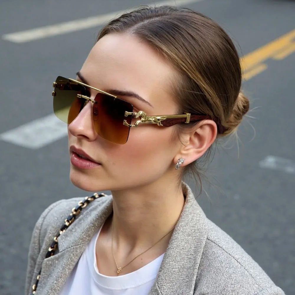 2025 Vintage Square Sunglasses – Luxury Fashion Shades for Men & Women with Free Shipping - Image 2