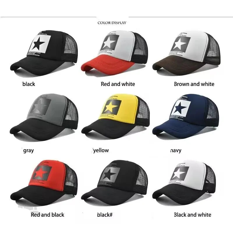 Fashion Spring Mesh Baseball Cap – Unisex Snapback Hat for Outdoor & Hip Hop Style - Image 2