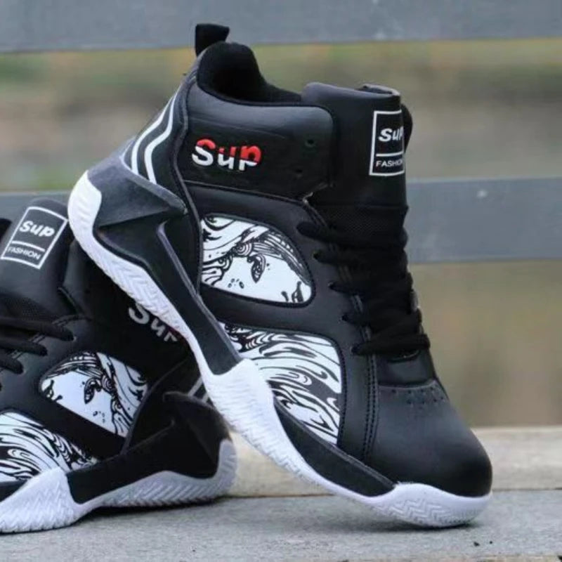 New Anti-Slip High-Top Men’s Basketball Sneakers – Luxury Running & Casual Fashion Shoes - Image 2