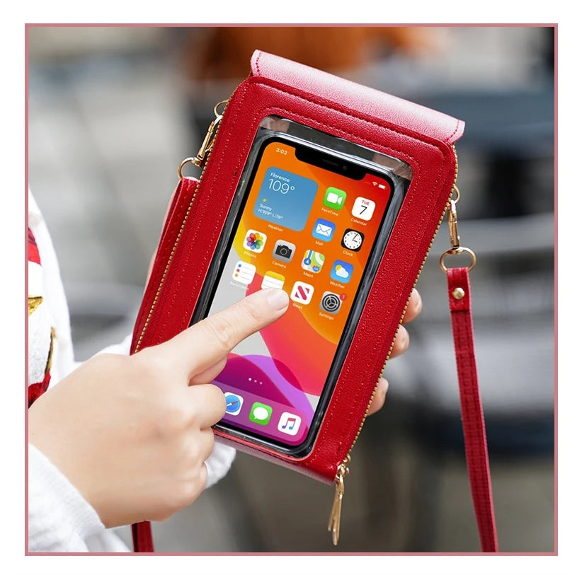 Crazy Bag Fashion Touch Screen Phone Bag – Women’s Crossbody Card Holder with Lock Closure - Image 3