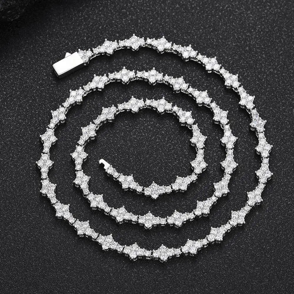 Iced Out 5A Cubic Zirconia Classic Tennis Choker Chain 6.5mm - Image 8