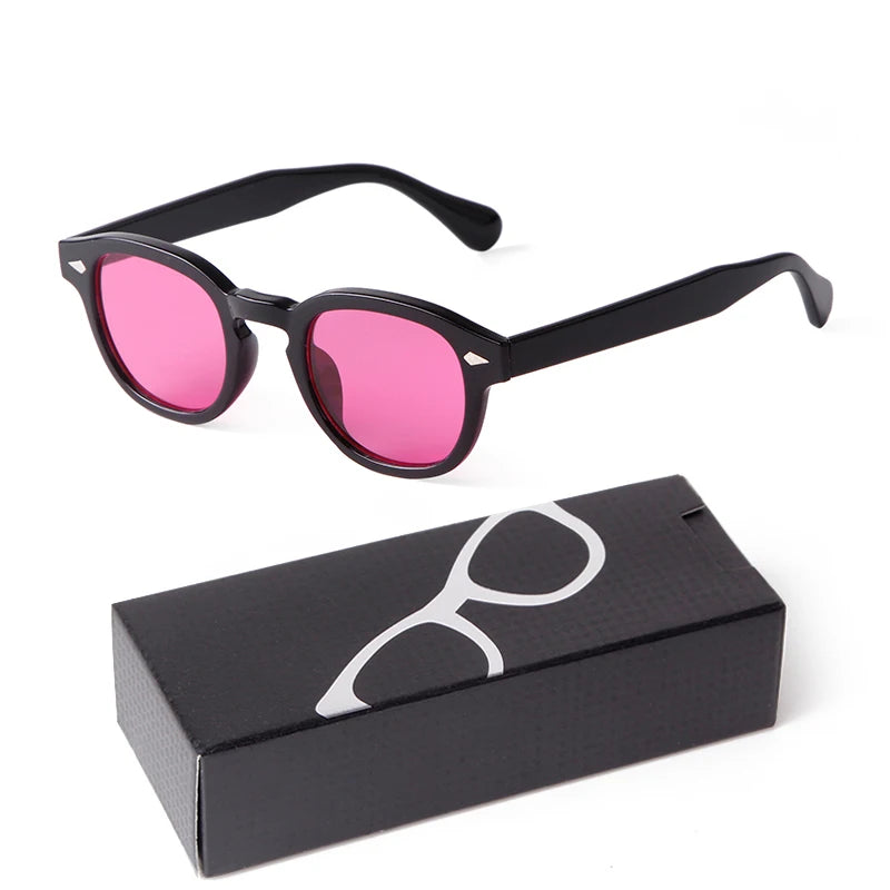 Fashion Gradient Blue Small Round Sunglasses – Unisex Vintage-Inspired Designer Eyewear - Image 10