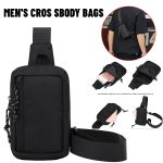 Men's Oxford Chest Crossbody Bag – Casual Travel Shoulder Phone Pouch