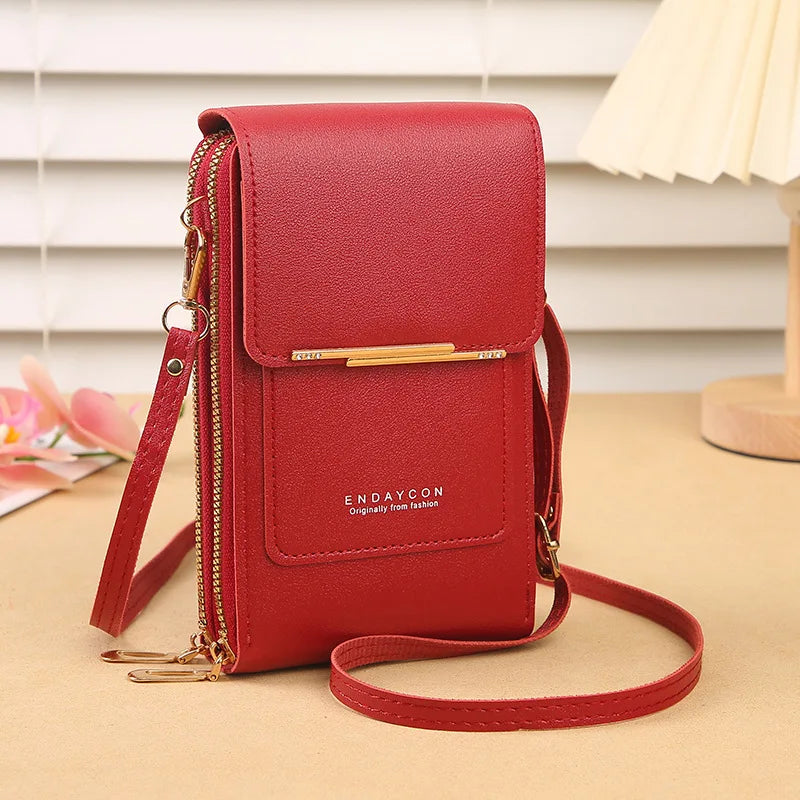 Crazy Bag Fashion Touch Screen Phone Bag – Women’s Crossbody Card Holder with Lock Closure - Image 7