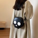 Novelty Halloween Ghost Bag – Gothic Crossbody Shoulder Purse for Women & Girls