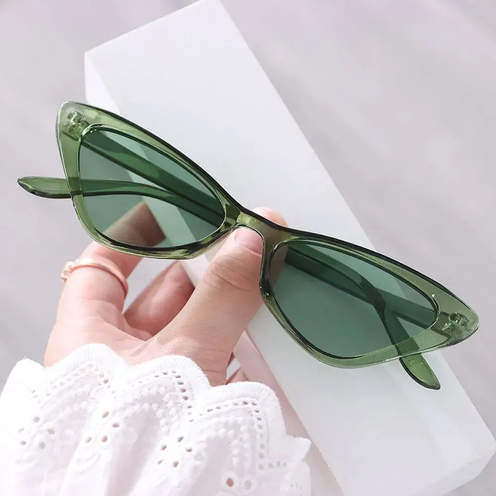 Vintage Cat Eye Sunglasses – Small Frame Retro UV400 Eyewear for Women - Image 13