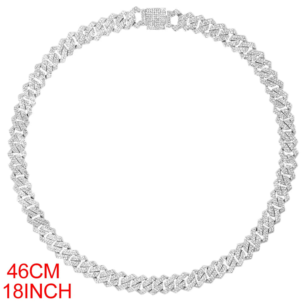 14MM Miami Prong Cuban Link Chain Necklace - Image 15